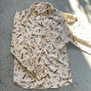 Vintage animal print shirt